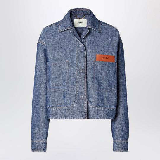 Navy Blue Chambray Jacket