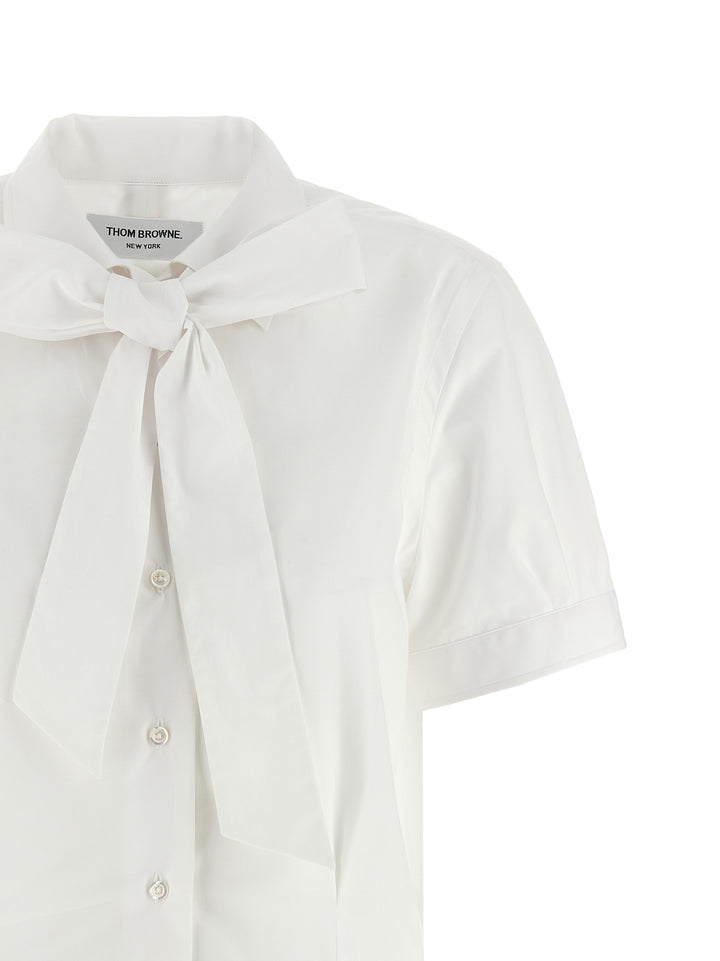 Thom Browne Sash Shirt Shirt and Blouse - White | 47b0cb5d7e3b46e4efd242d41385ccefc31cb66b