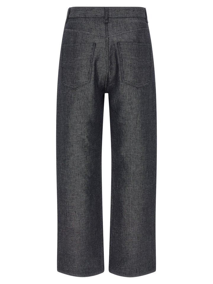 Fendi Ff Selleria Jeans - Gray | 4923d1114bd07ff244ea93414d92551c3dce90f1