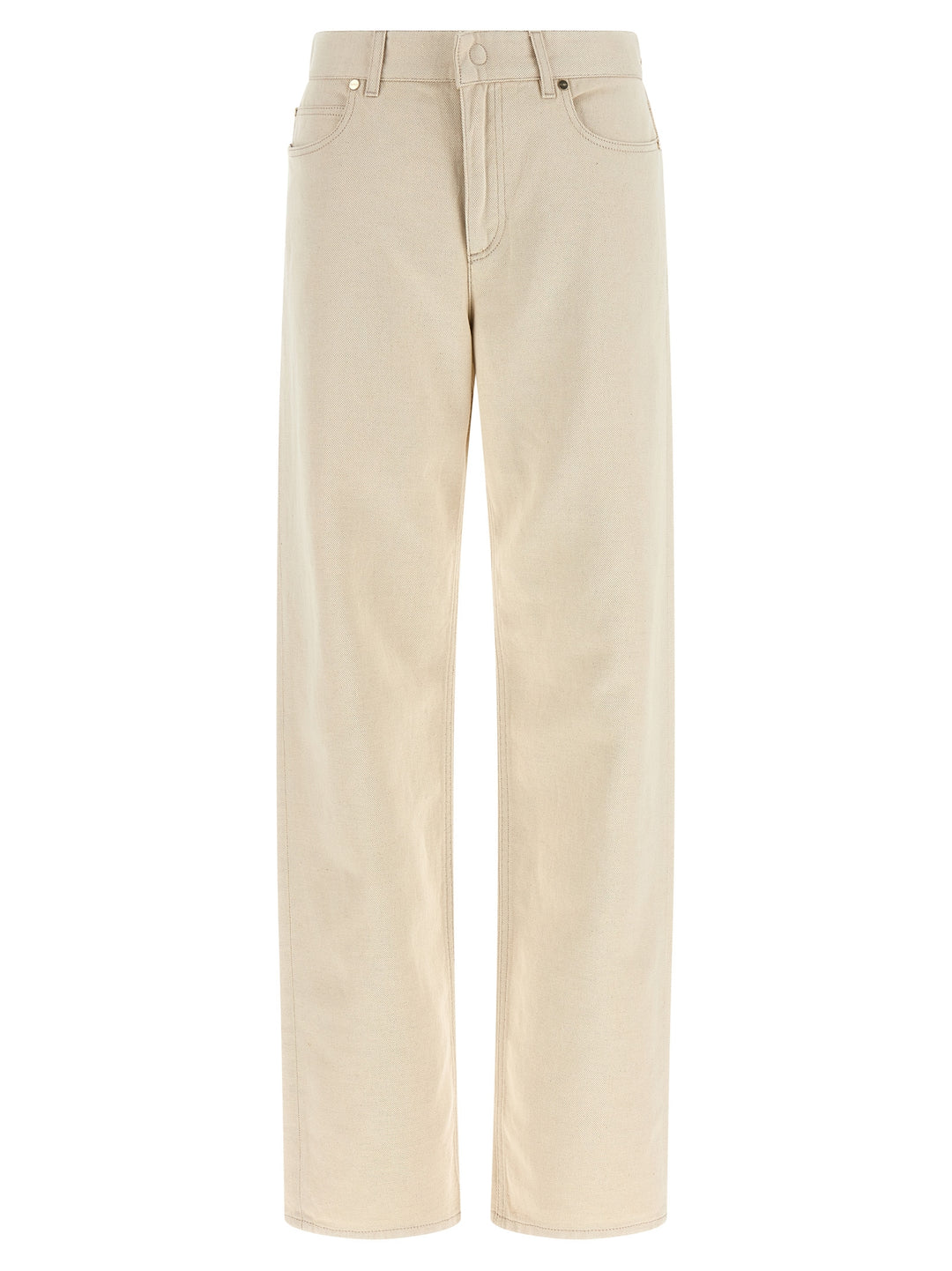 Fendi Ff Reverse Jeans - Beige | 38f1ec99f53deca9ae4b8ee17641761d56e61ad6