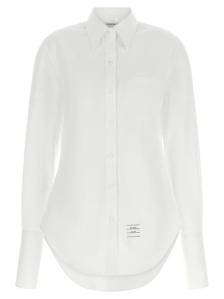 Thom Browne Button-Down Shirt Shirt and Blouse - White | 3d34d7dff2ce28edc23196105bf4134486f3485e