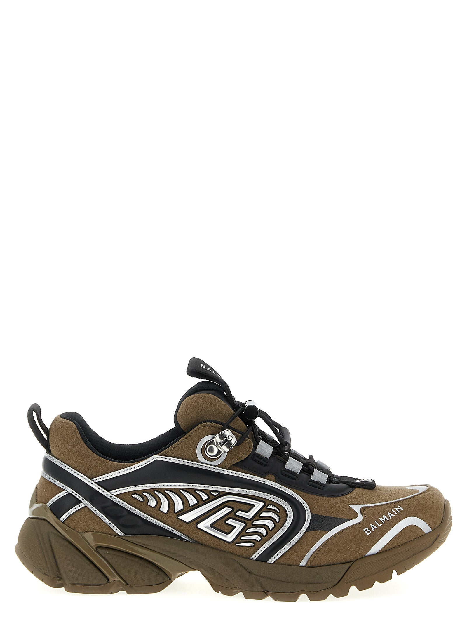 Balmain Cosmic Dust Sneakers Green | Wanan Luxury