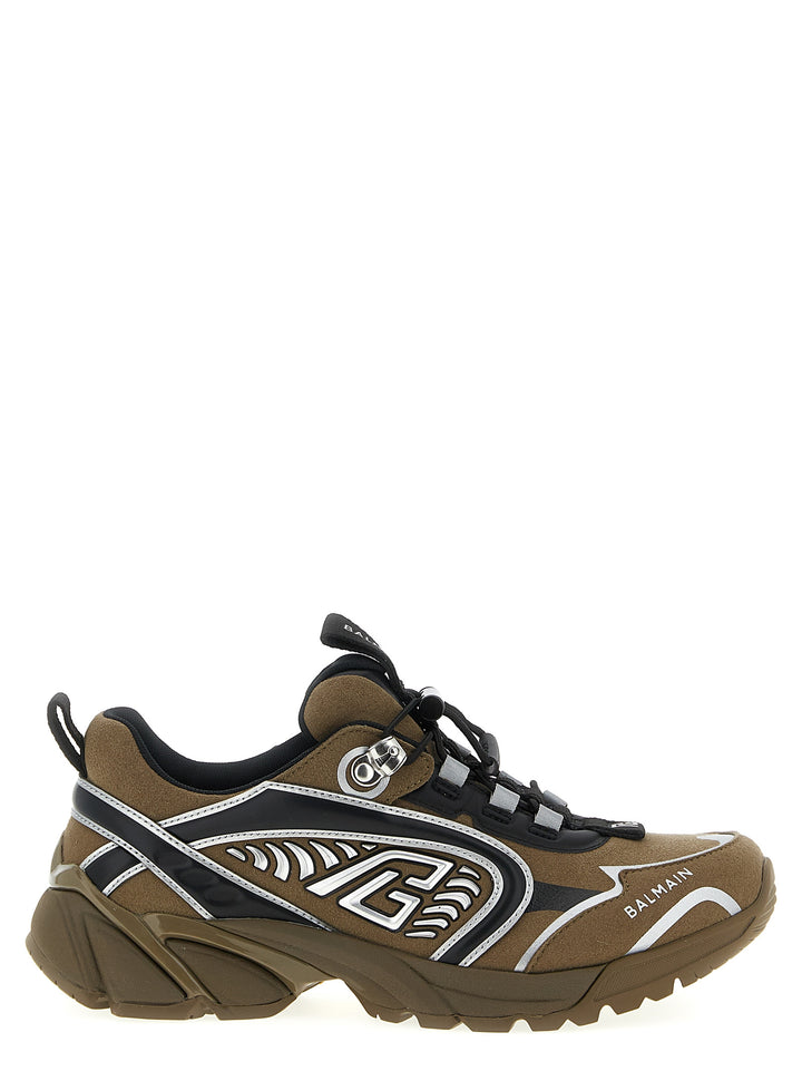 Balmain Cosmic Dust Sneakers - Green | fd7fd7502363e6de561e3b7e3bdd7cb852e5e53a