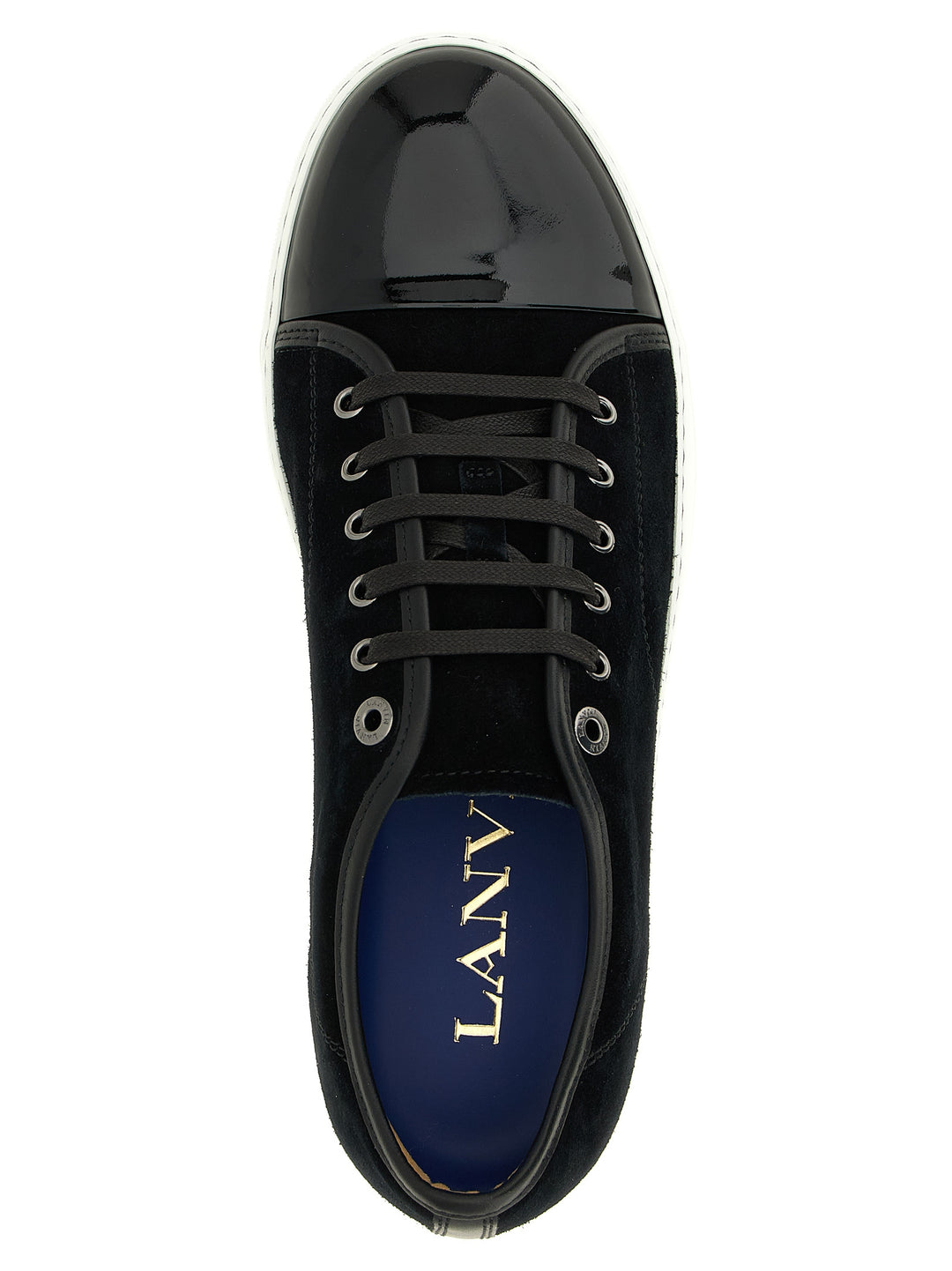 Lanvin Basket Sneakers - Black | 1f1095af13c955572a6fe6cfb2b43fce36d1dcb5