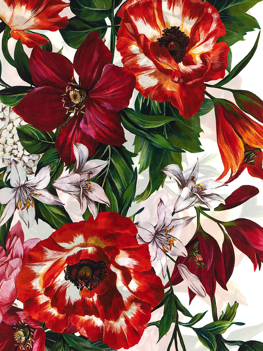 Dolce & Gabbana Floral Print Scarf Scarves and Foulards - Multicolor | c2b0f57090b561324748c6a5cdd03dd8960bb110