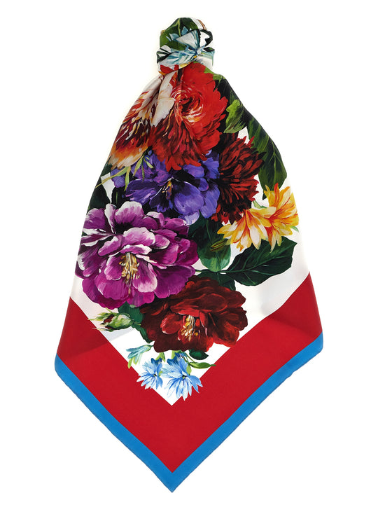 Floral Print Scarf Scarves And Foulards Multicolor