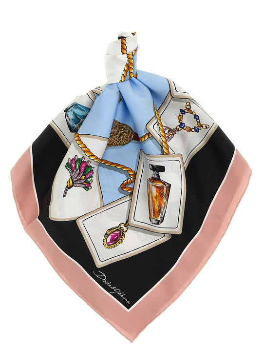 Silk Scarf Scarves And Foulards Multicolor