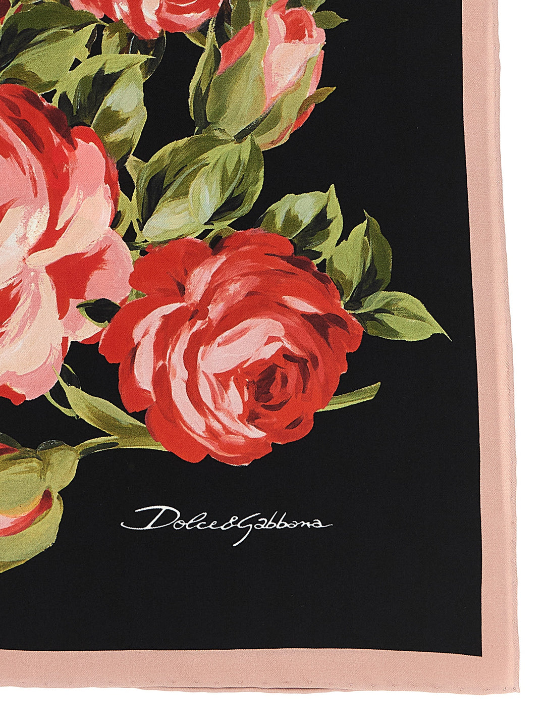 Dolce & Gabbana Bouquet Rose Scarves and Foulards - Black | 0ebc72f8af2311ab5905907913578ae2c2b45ae2