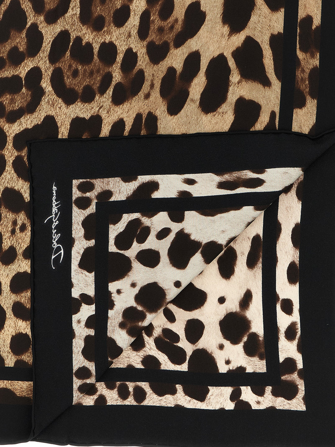 Dolce & Gabbana Leopard-Print Scarf Scarves and Foulards - Brown | 7858ba9ca17e4828b5b5f48d40cc97b2fa7b2ab5
