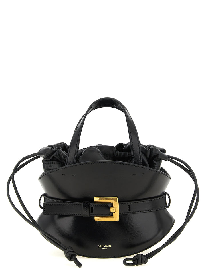 Balmain Shuffle Hand Bags - Black | af653ca4590c6f979f406d57f52c01523c2e3829
