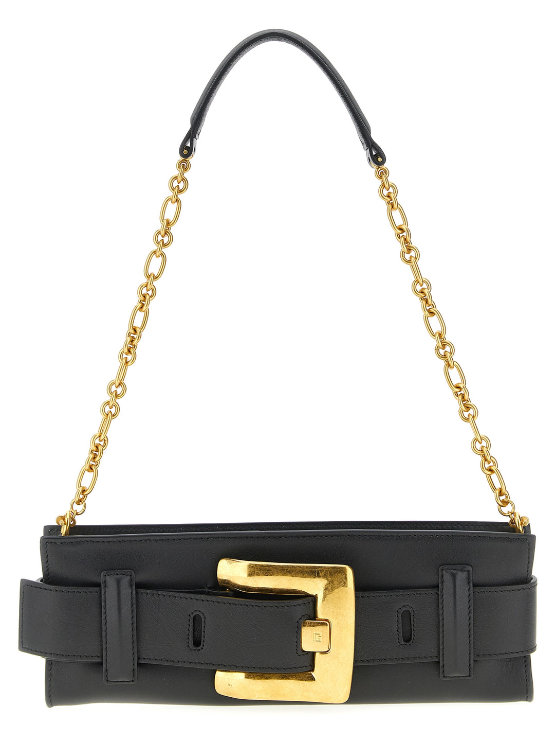 Balmain Anthem Clutch - Black | 619ea96c128b2f39d428e24fd008146f31f4f26f