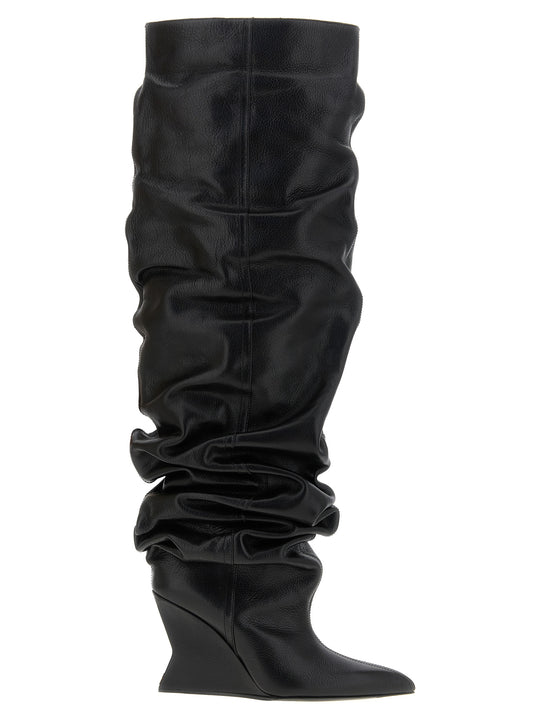 Cuissardes Leather Boots And Ankle Boots Black