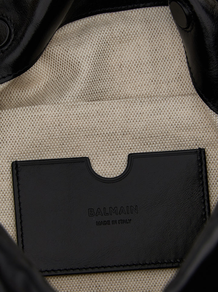 Balmain Sync Hobo Shoulder Bags - Black | f0fa60272e37386657a00e0b4a6635142bf740b6