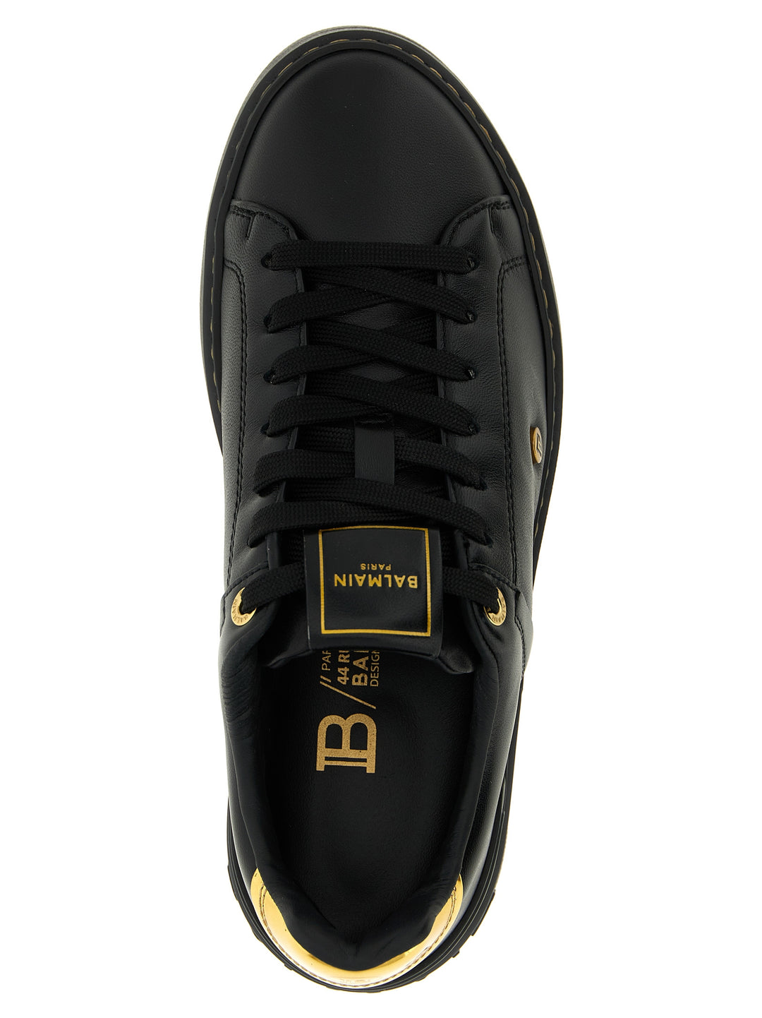 Balmain B-Court Sneakers - Black | e16fd9c5f29745c0489a97799b58f1a87e64cdaa