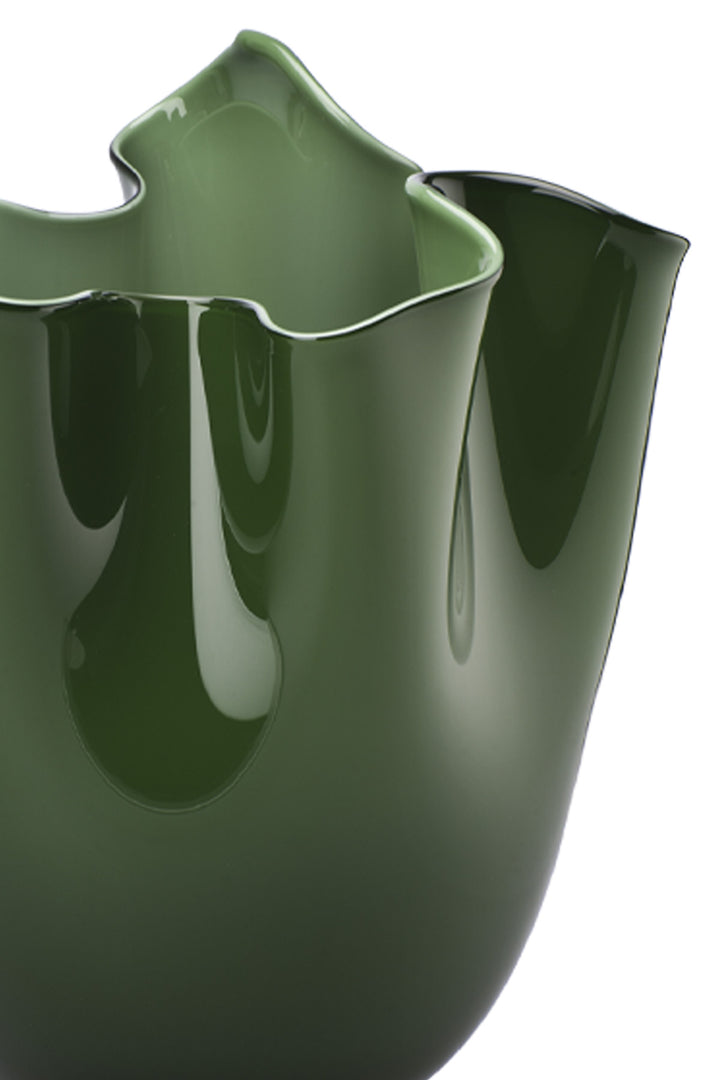 Venini Fazzoletto Vases - Green | 4fa54096b1283fdc8ea6a734a0d1d82b7df67542