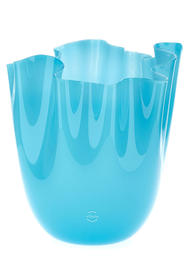 Venini Fazzoletto Vases - Light Blue | 92b2626a21aa4357ce872602e7053ca06b7d693b