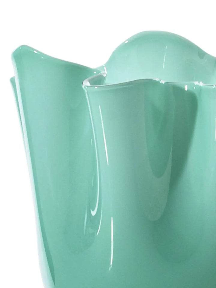 Venini Fazzoletto Vases - Green | 0794a9ee476f8c22a8f7618acf4638234d5352e7