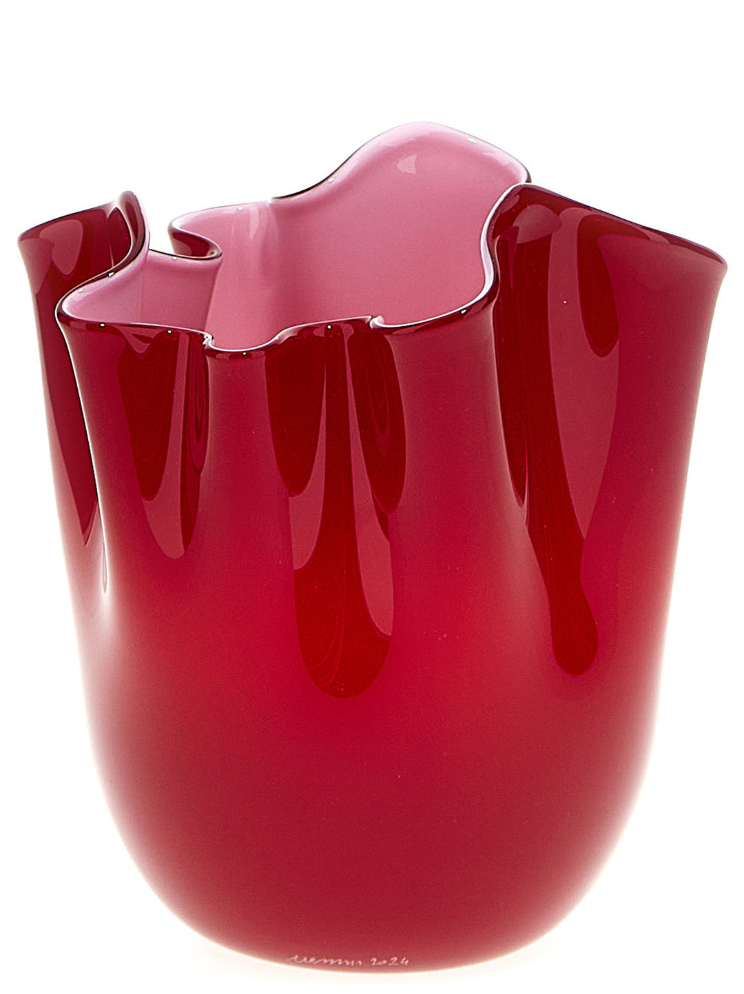 Venini Fazzoletto Vases - Red | 6ff9acd065e3300bf2e0f67c6737ba000f6d06cb