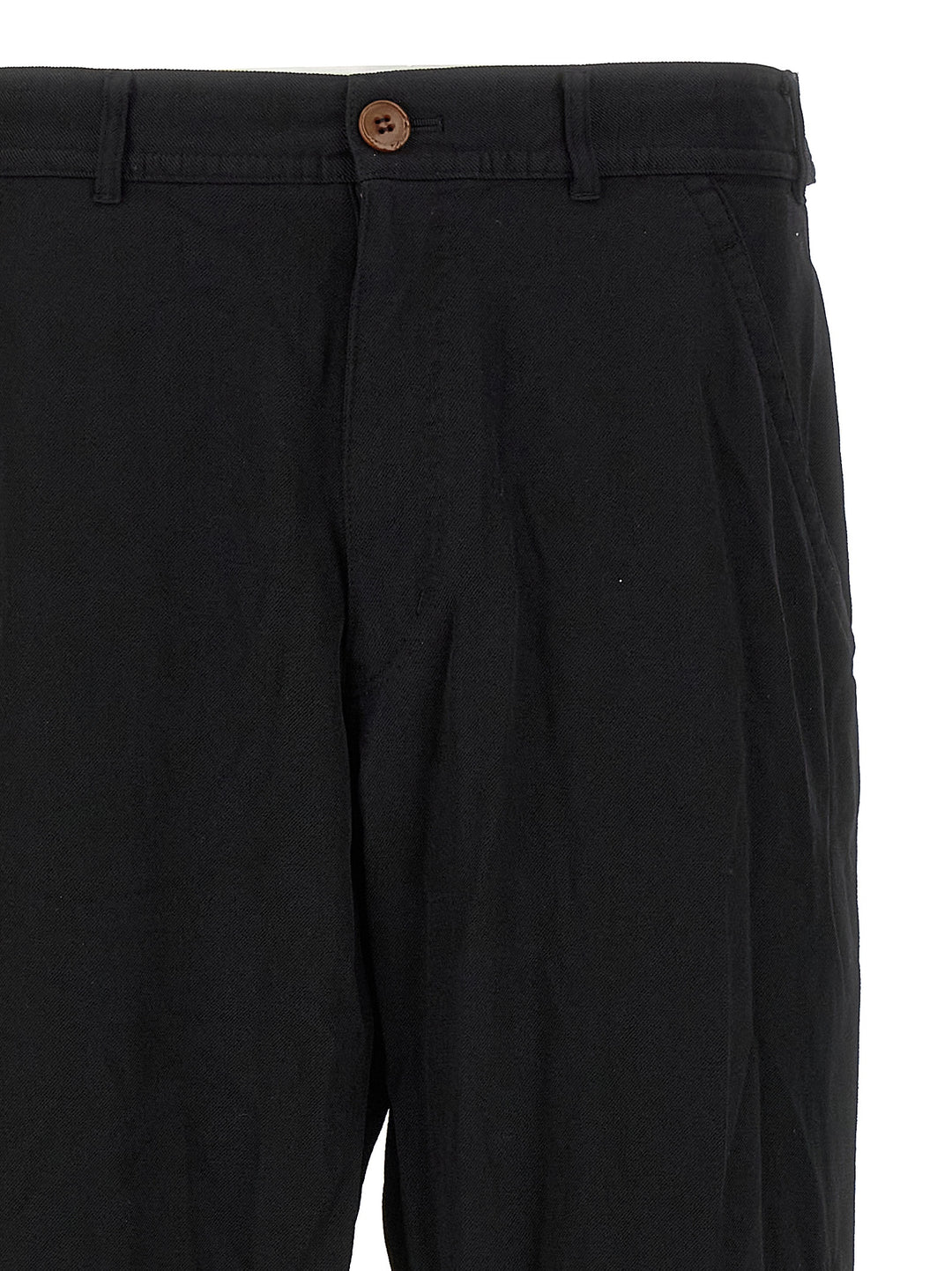 Comme Des GarçOns Shirt Crinkled Pants - Black | 486125631ace7540760e0b82ff50f53baeed315f