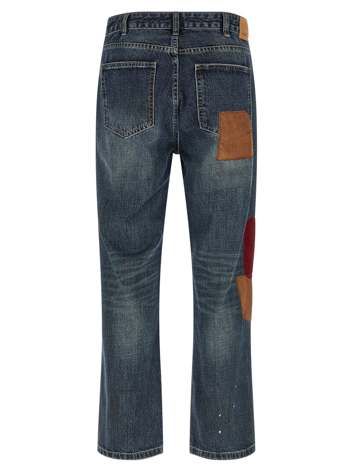 Found Patchwork Jeans - Blue | 9f264b951d10f096b4909cf06177eafa39813d24