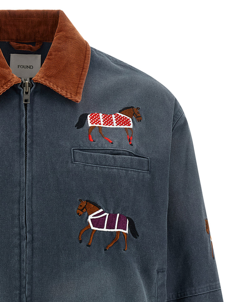 Found Lariat Puffer Jackets - Blue | e1ff96ba851d31c185a3a499f2e28188e8ee32c6