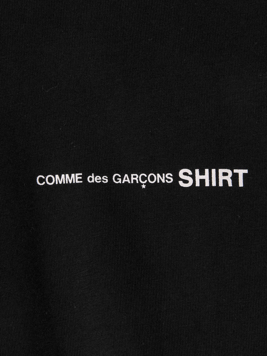 Comme Des GarçOns Shirt Logo T-shirt - Black | 15e38aa5976cc2a037f77ea198b4a98c9ebbcc88