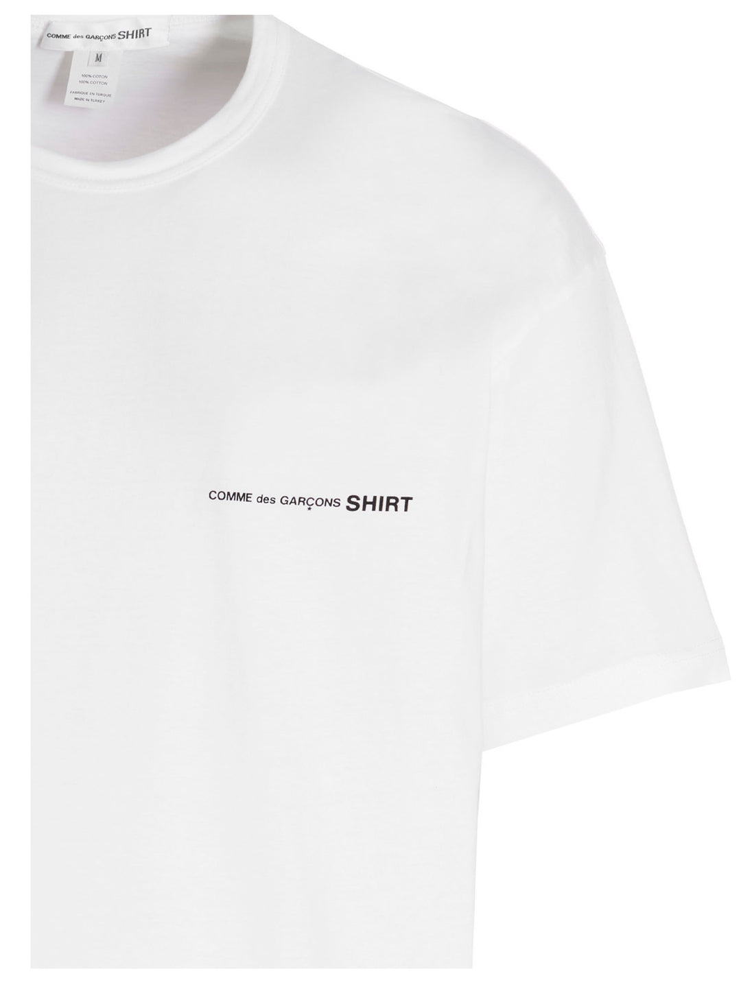 Comme Des GarçOns Shirt Logo T-shirt - White | 90e9fa50c5c2870d0e77f672844291516acdcaad