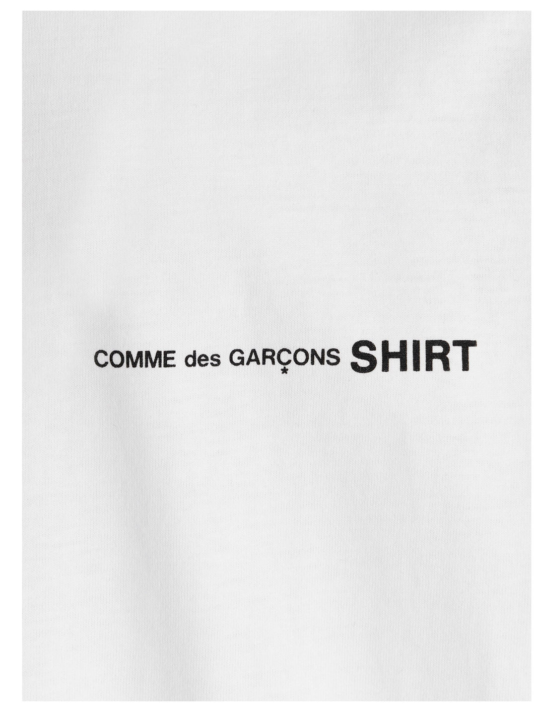 Comme Des GarçOns Shirt Logo T-shirt - White | 05858f8511e4ac218be6a2a412f6c255c2fec4fb