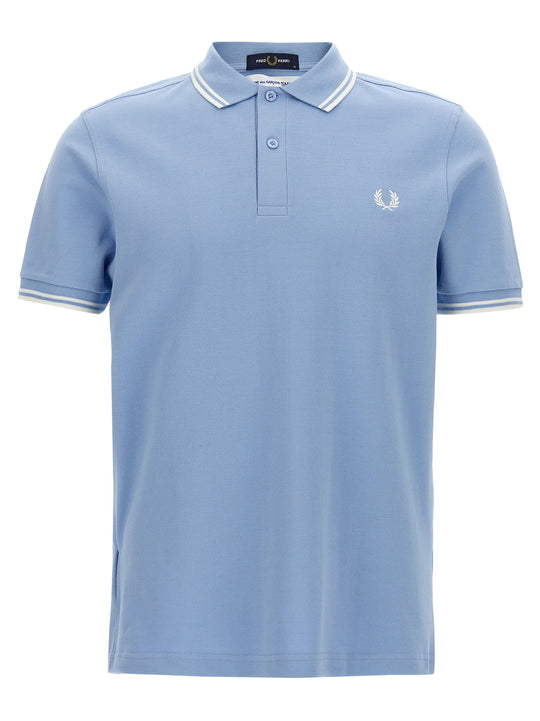 Comme Des GarçOns Shirt X Fred Perry Polo Light Blue