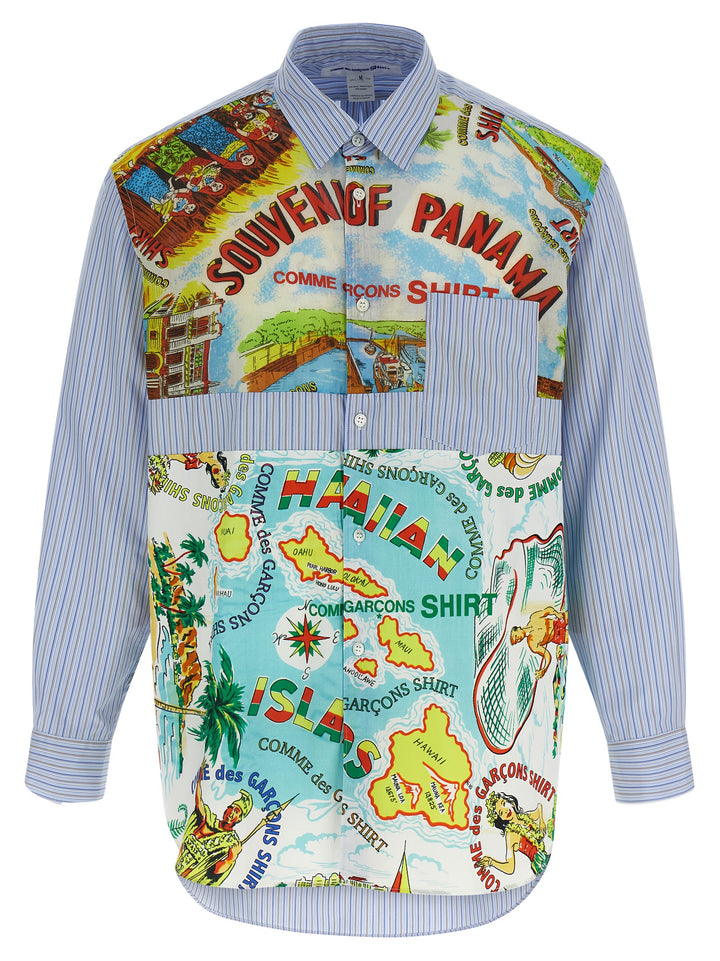 Comme Des GarçOns Shirt Patterned Inserts Shirt Shirt and Blouse - Multicolor | 15515e9f5ff70b078ef6cd2886a02b7e5a7d36d8