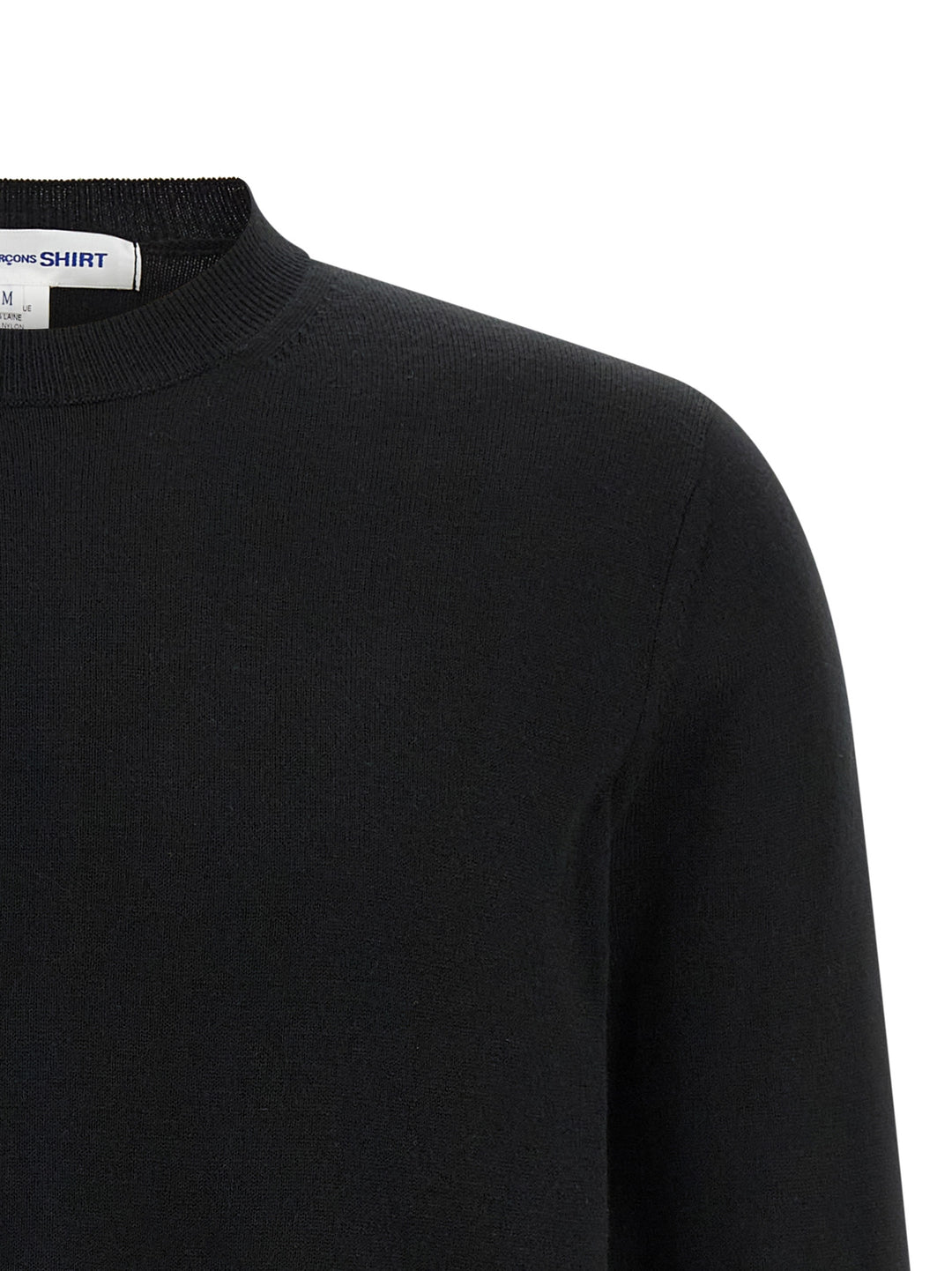 Comme Des GarçOns Shirt Intarsia Sweater Sweaters and Cardigans - Black | 5e2d497627cc986f866347d86b3865e80f472f38