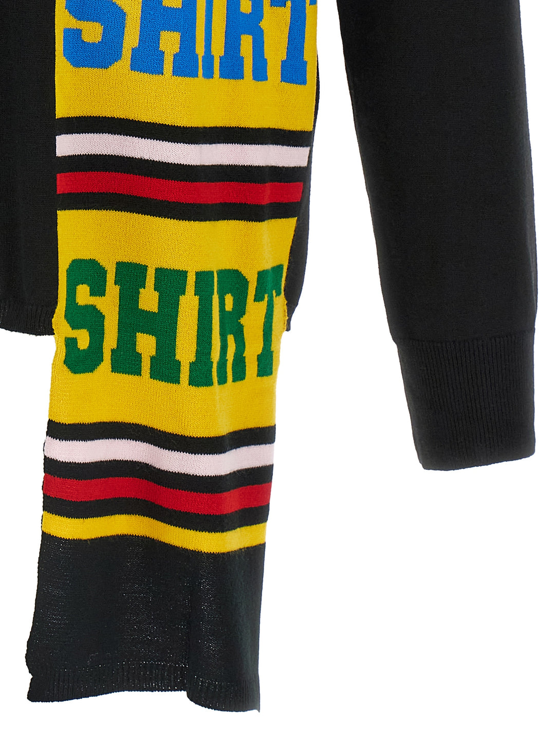 Comme Des GarçOns Shirt Intarsia Sweater Sweaters and Cardigans - Black | 786d713bb870bcfb4bf059eb45983a8b69c1747f