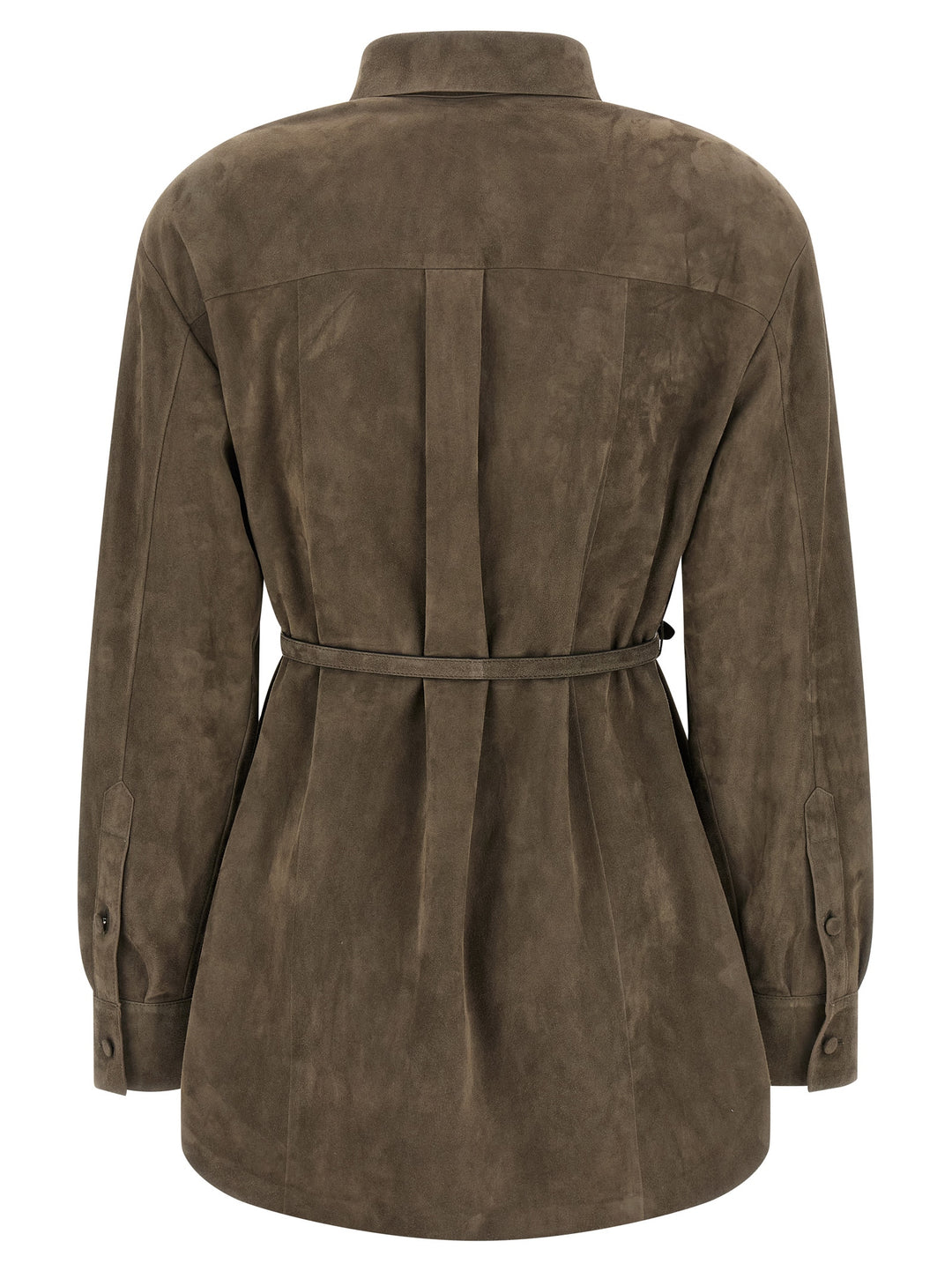 Fendi Suede Shirt Shirt and Blouse - Gray | a831718f9631b3ec1983d85230e61d6b7ae3aa1c