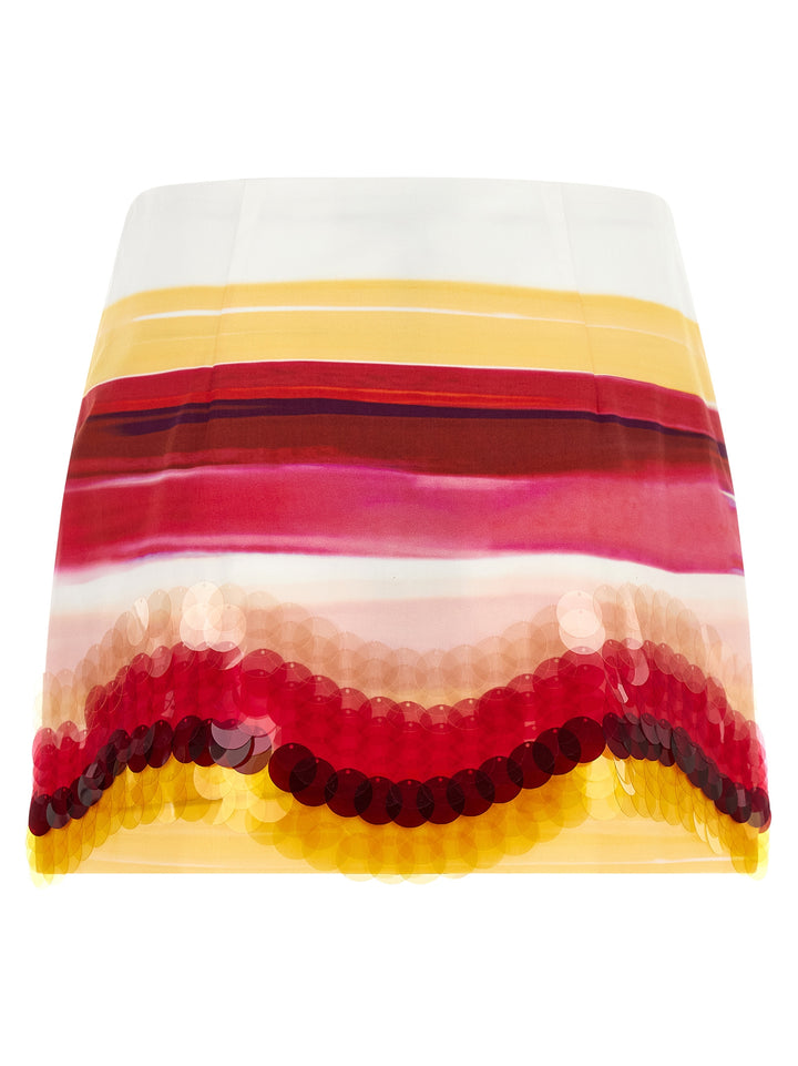 Fendi Striped Cotton Skirt Skirts - Multicolor | a8ccf7e0a574f470e97ee61b76e8fea329a9c00c