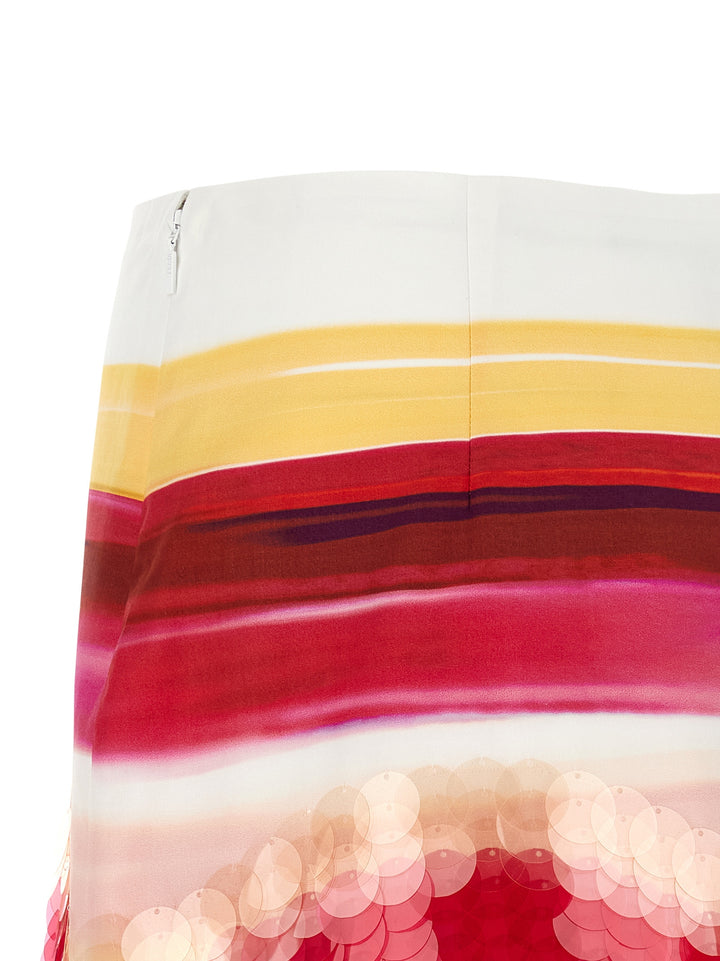 Fendi Striped Cotton Skirt Skirts - Multicolor | 9c627bad6084be9a770c3f10d48869b21319fd20