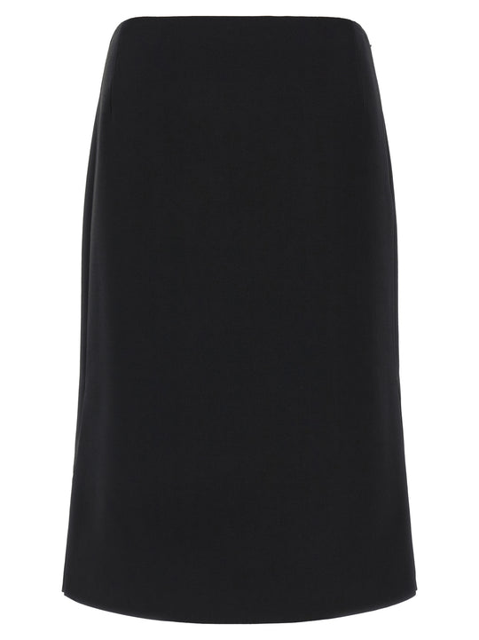 Skirt With Slits Skirts Black