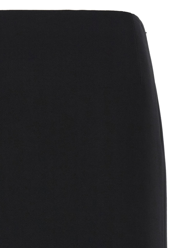 Fendi Skirt With Slits Skirts - Black | 9f0d8914847c7c92bba23f62667a83b0376d5a7b