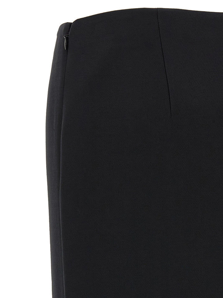 Fendi Skirt With Slits Skirts - Black | e033af40ff17e6caa8bae20a7e6317de83dc91d3