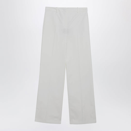 White Cotton Trousers