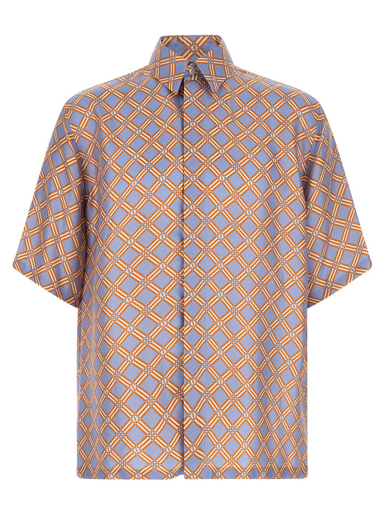 Net Shirt And Blouse Multicolor
