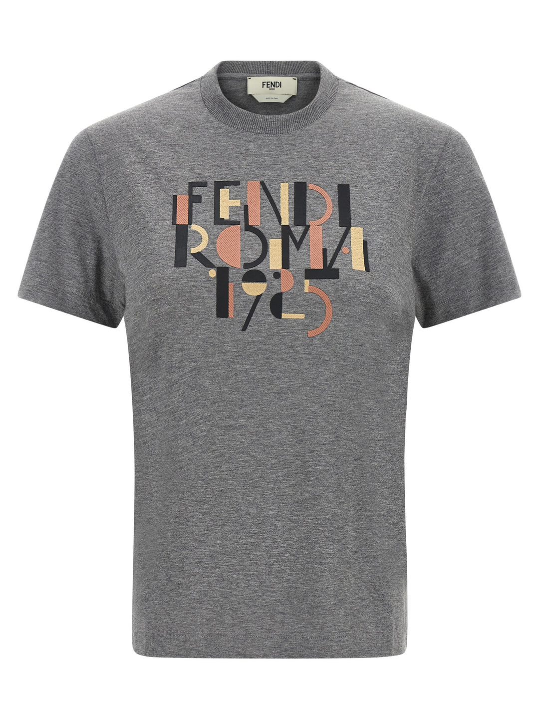 Fendi Fendi Roma 1925 T-shirt - Gray | c7059ee900c84df2047de006de7d7dfebdae8122