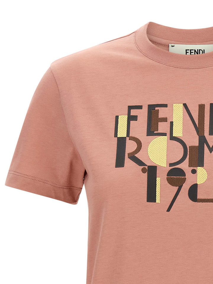 Fendi Fendi Roma 1925 T-shirt - Pink | 9fafd9157406faa5ecbd66ede9b7f3103ed4c266
