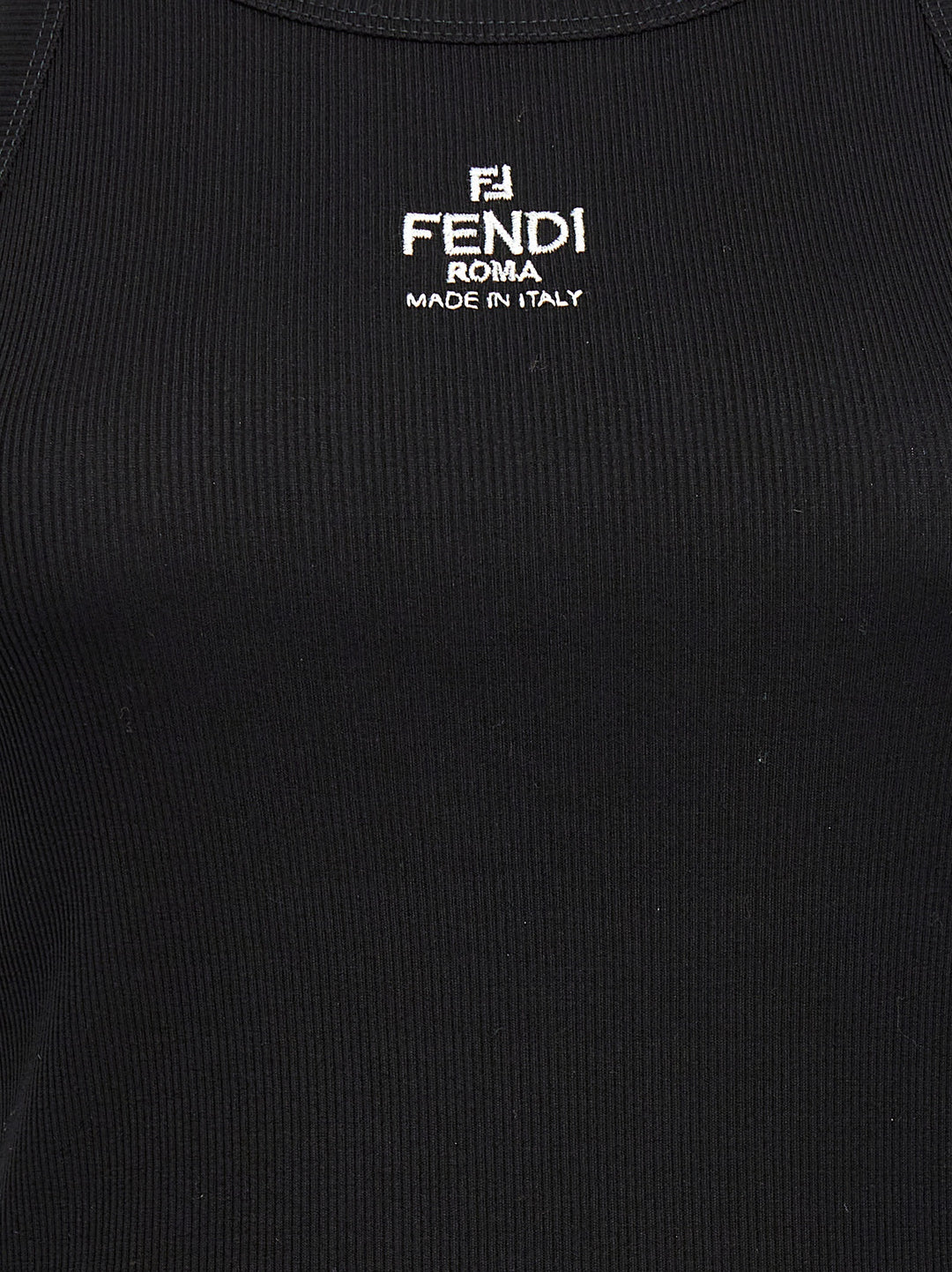 Fendi Logo Tank Top Tops - Black | a80a4ba613e86fc5fa4b1ced0d5dd77d8fdeabfe