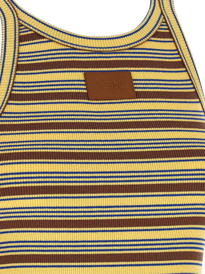 Fendi Striped Top Tops - Multicolor | 2fbcab769386ac9c0b88281aefad42f003f18bf2
