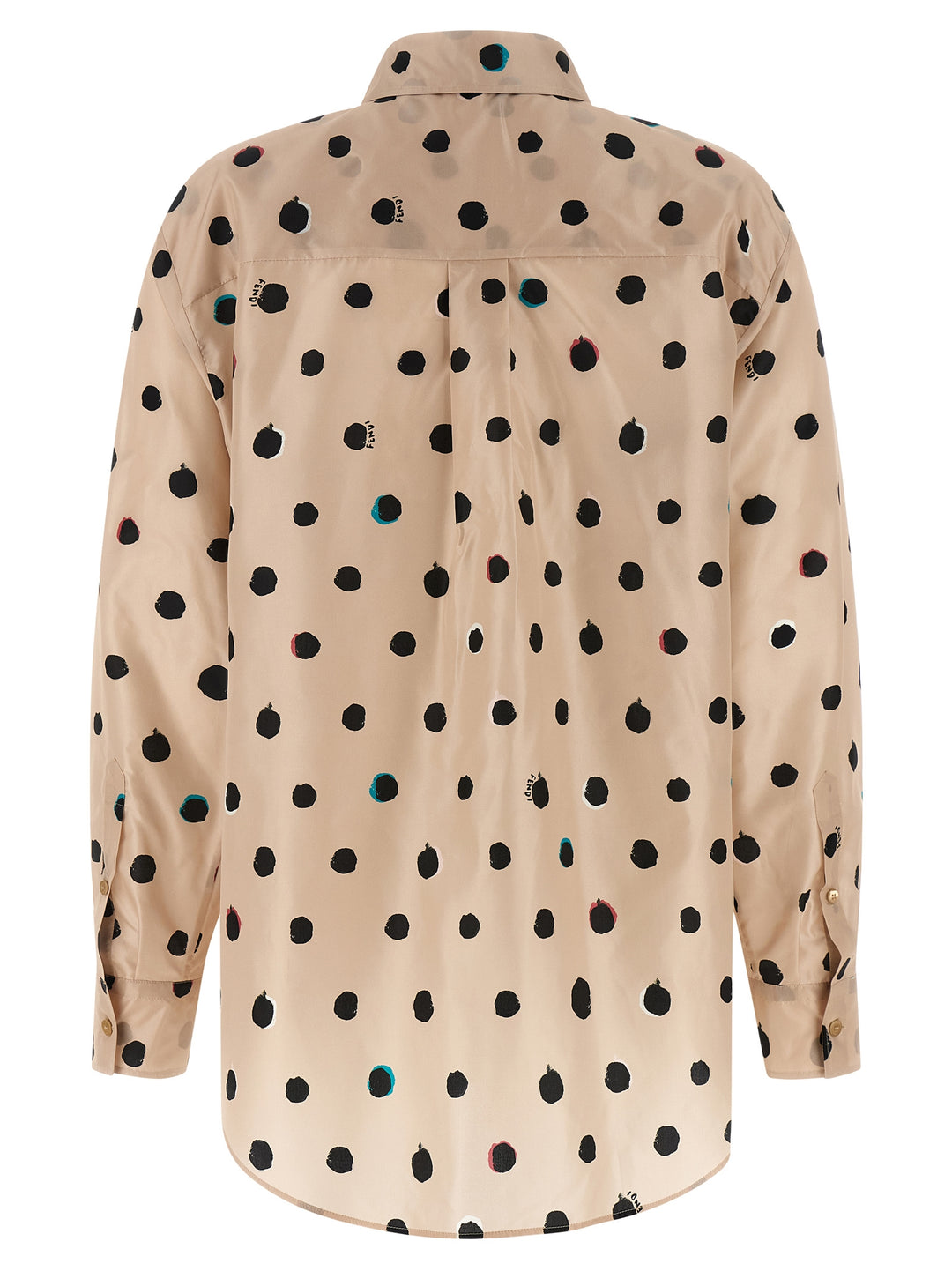Fendi Falena Dots Shirt and Blouse - Pink | 7d10cdb6450bd87d4c666af7ec02afaf5f5af904