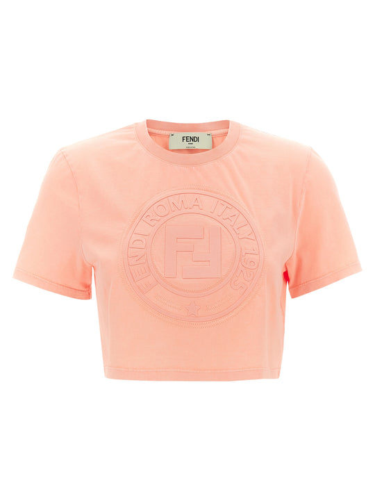 Fendi Roma T-Shirt Pink