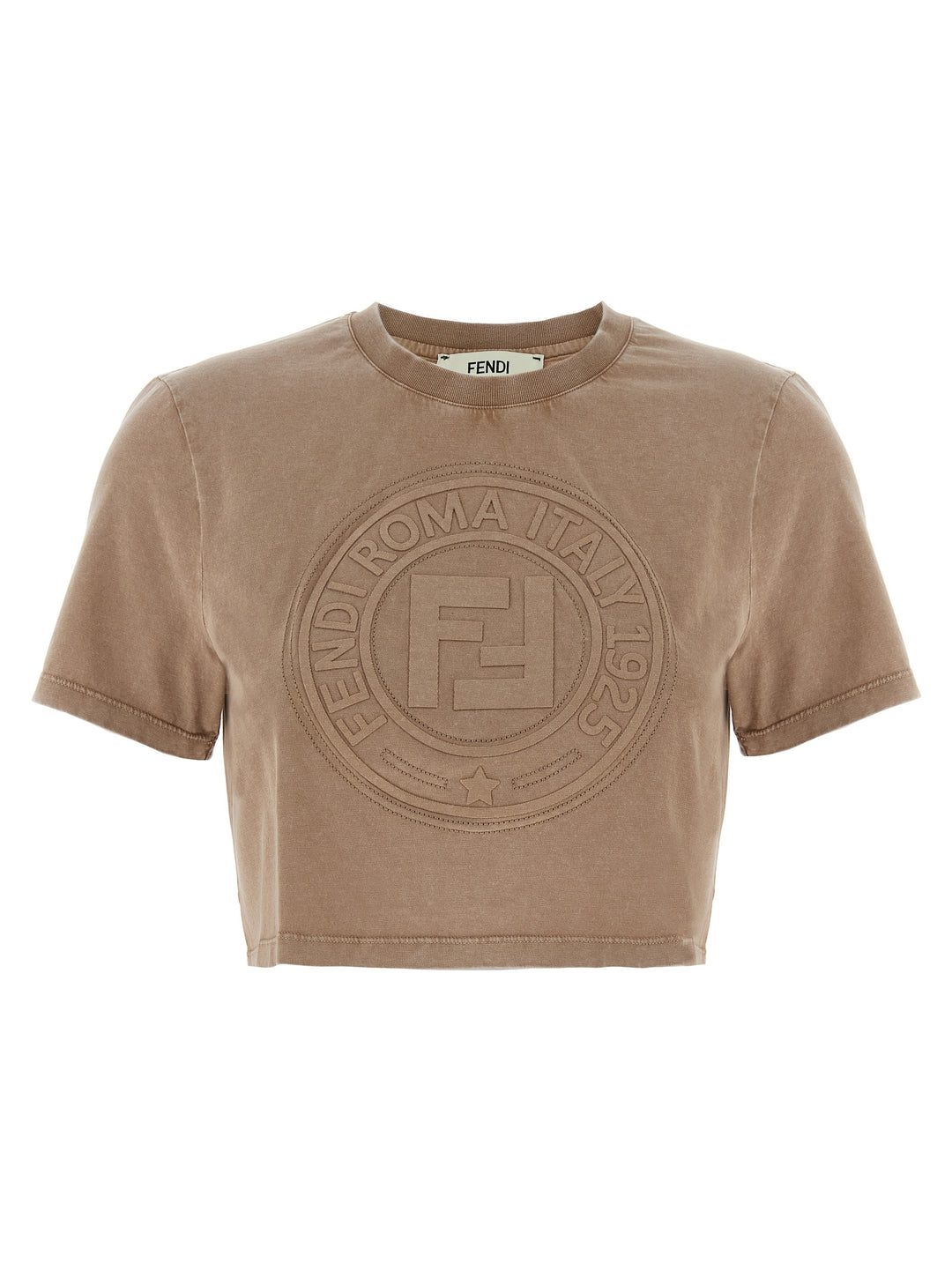 Fendi Fendi Roma T-shirt - Brown | 2f27d5f2945ccfbd9258be8de672f9e84e93e1f6