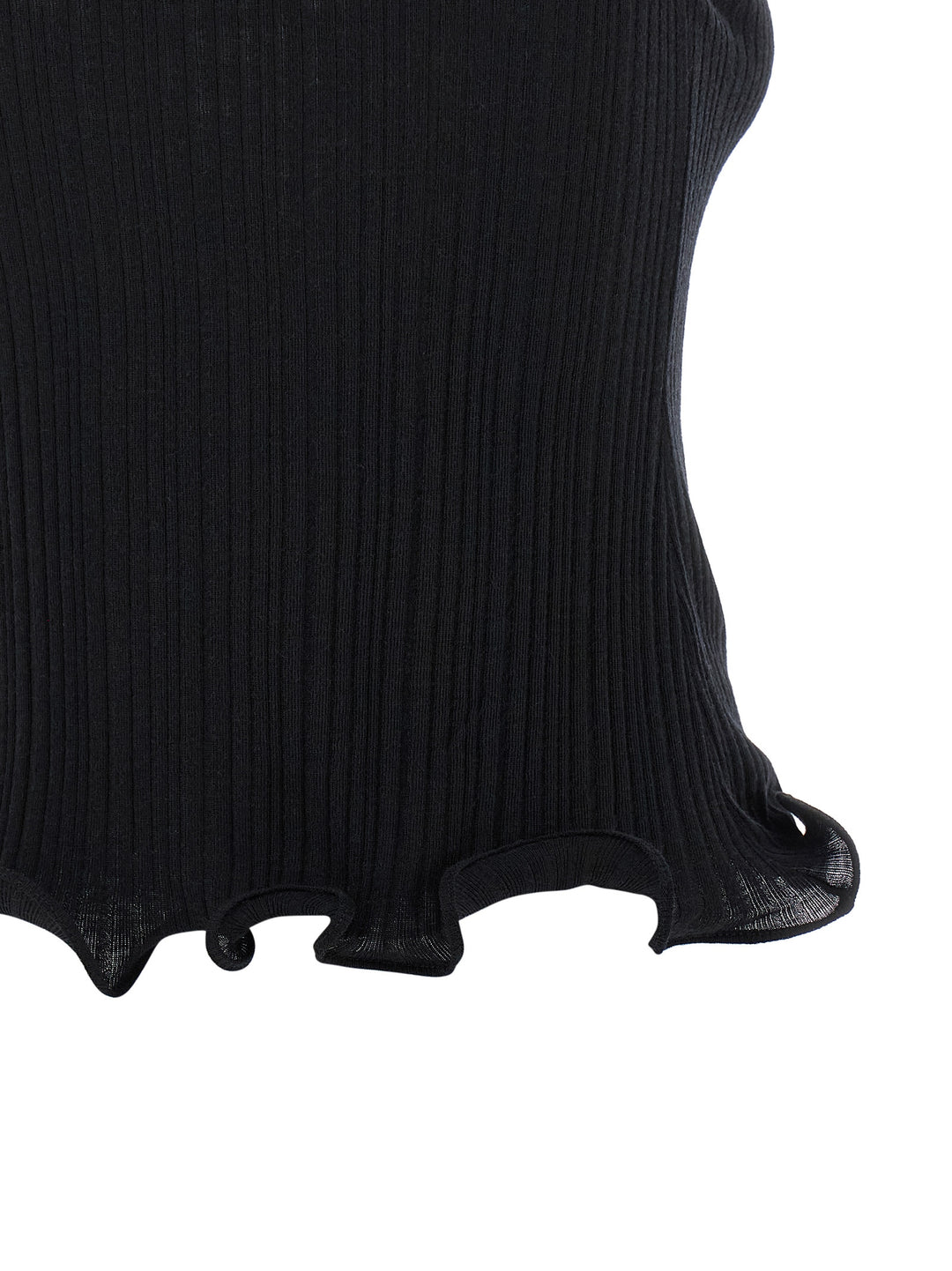 Fendi Ruffled Top Tops - Black | 751fe6038cb9198e21f42dd174c24f3042f5238f