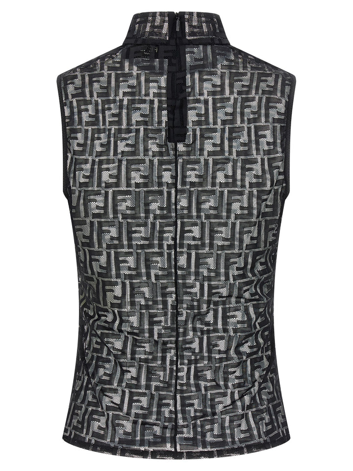 Fendi Ff Tops - Black | 027472c48b42f945954848ced7e7edebf22a3b50