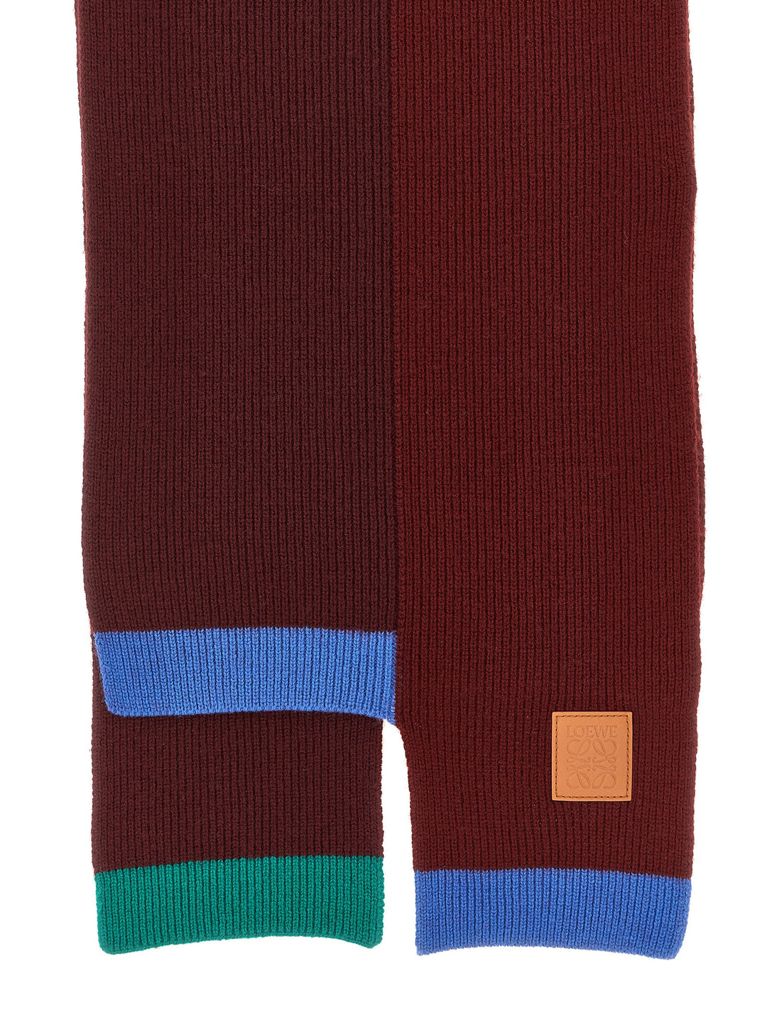 Loewe Wool Asymmetrical Scarf Scarves and Foulards - Multicolor | dcd2fbb9221c60a6db882aad7fb9e6acc46bc962